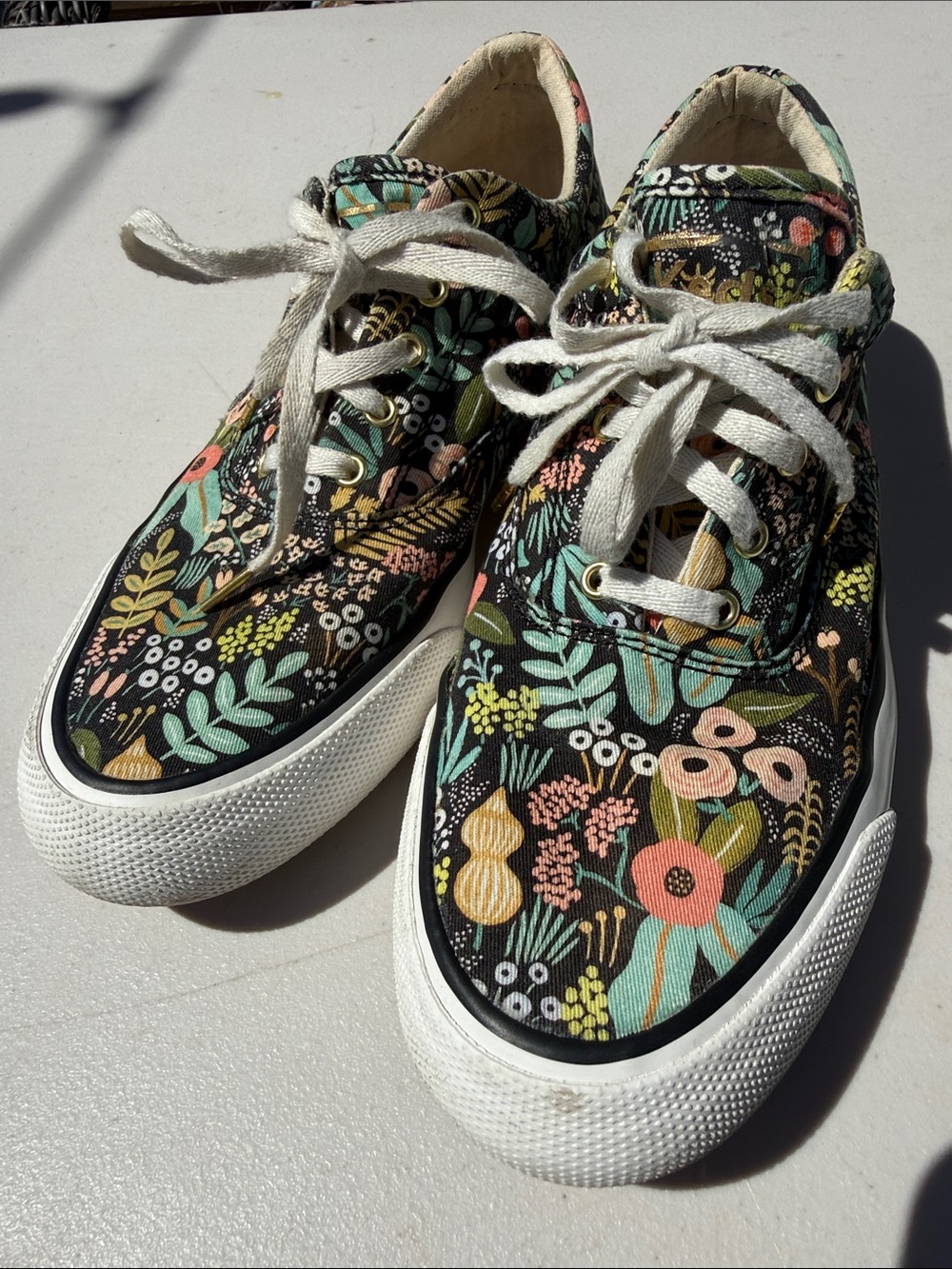 Keds X "Lordeus Floral Anchor Lively Collection sold out canvas w7 new